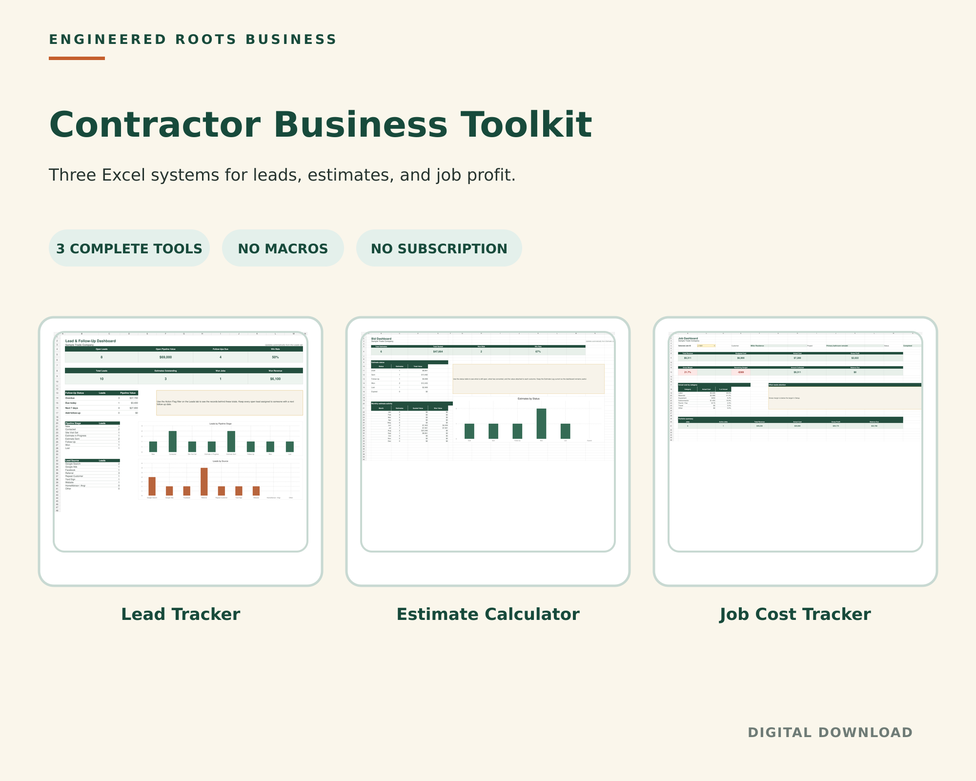 Engineered Roots Contractor Business Toolkit
